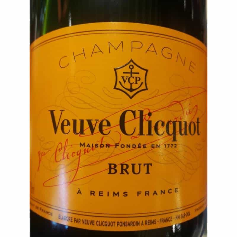 Champagne veuve Clicquot Brut