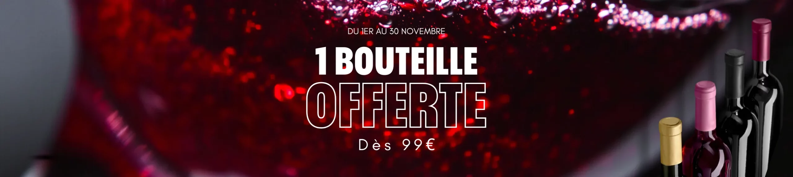 bouteille de vin offerte